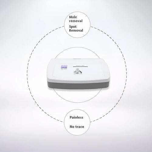 White professional spot removal pen beauty instrument for salon mole removal treatments.