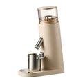 Electric coffee grinder with stainless steel body and 0.5L reservoir capacity