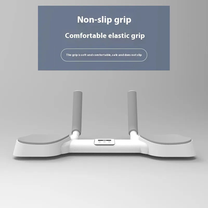 White flat support trainer with alloy aluminium tube construction for home exercise