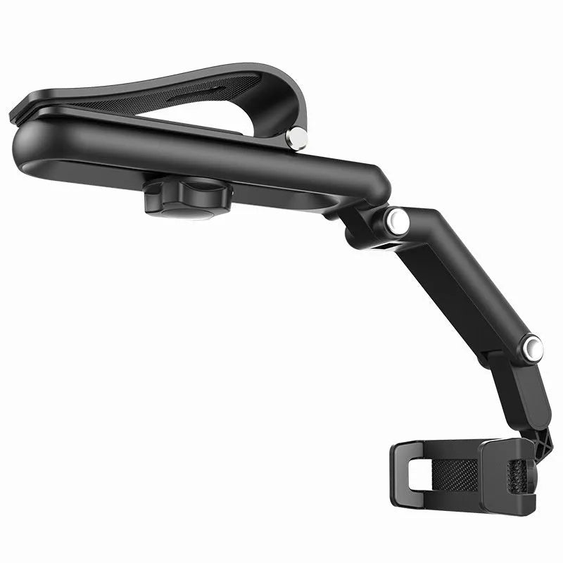 Dashboard car phone bracket with one-clip stabiliser in grey, green, upgraded green, and upgraded grey colours
