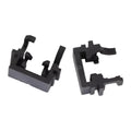 Black plastic LED headlight conversion adapter for Ford Focus Mondeo Fiesta vehicles