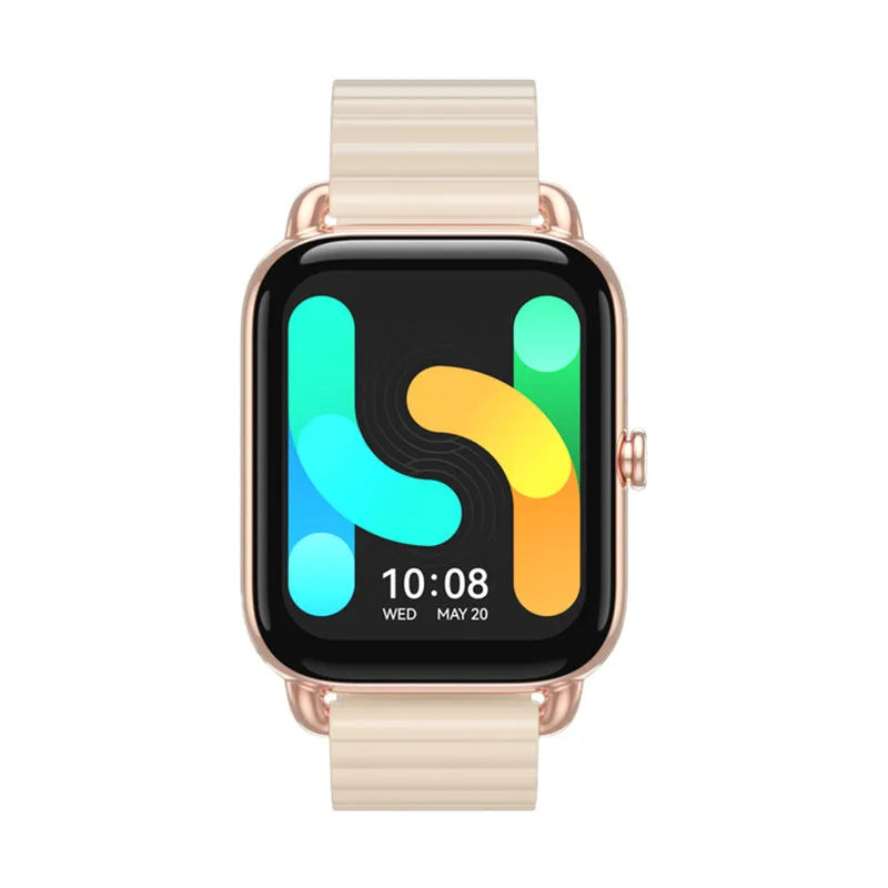 S4PLUS LS11 smart sports watch with AMOLED display on wrist in black, silver, or champagne colour