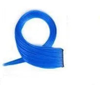 60cm curly gradient hair extension patch in mixed silk material showing colour options