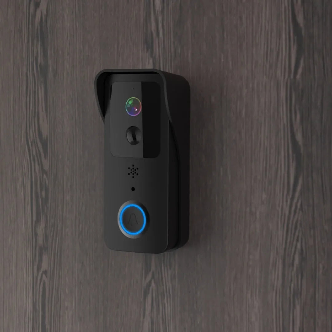 Waterproof HD visual doorbell with remote intercom and app notification capabilities