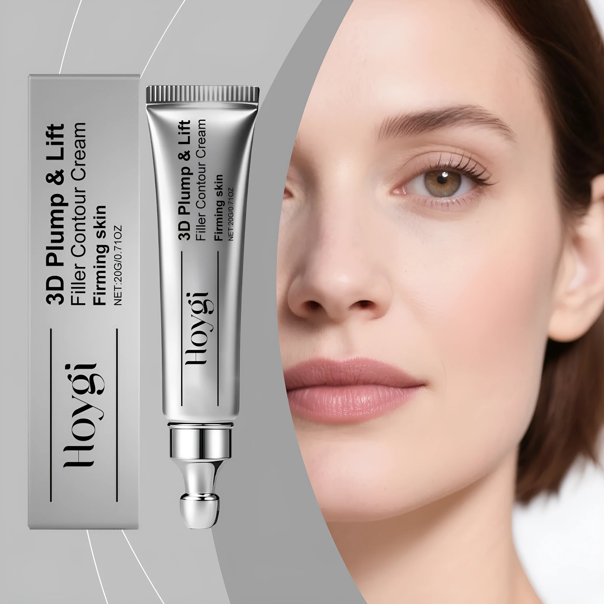 20g jar of ceramide and copper peptide moisturising eye cream for delicate eye area