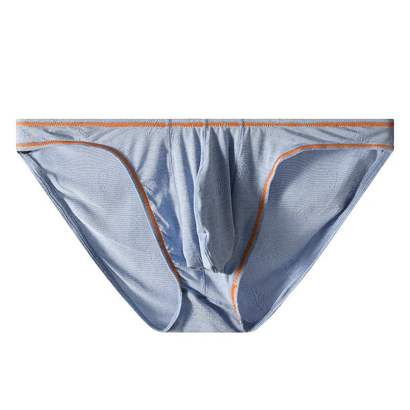 Men's knitted modal underwear with butt-lift design in dark grey colour