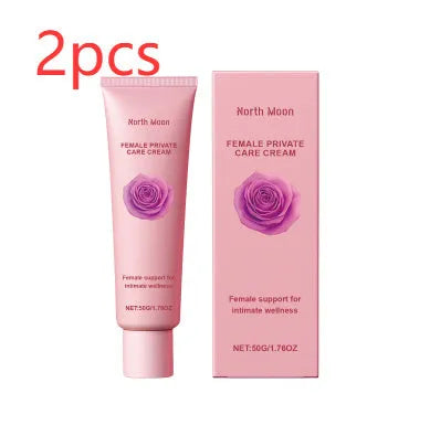 50g moisturizing cream jar with glycerol, mineral oil, rose and peppermint extracts for dry skin
