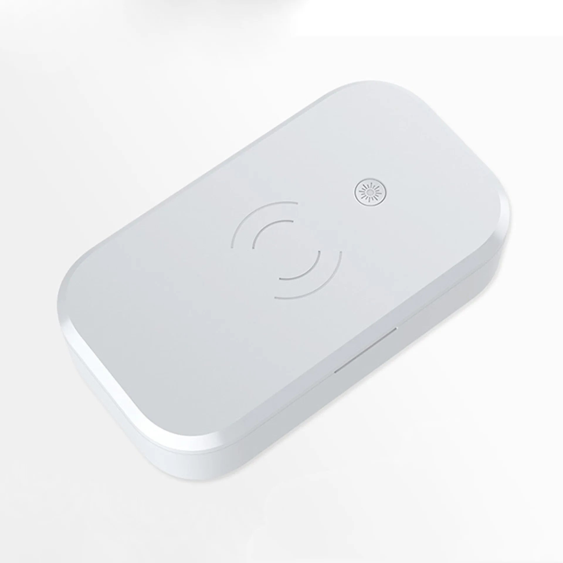 Ultraviolet disinfection box with wireless charging for nail art tools in blue, green, pink or white colour