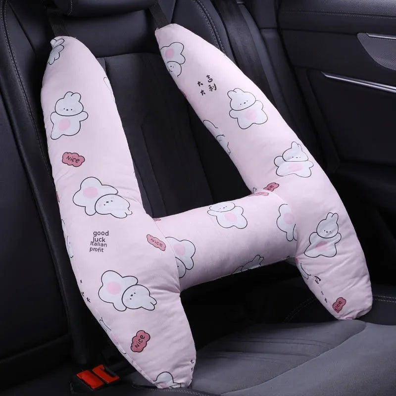 55x70cm automotive headrest car sleeping pillow with character patterns