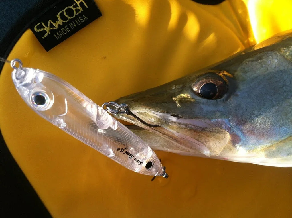 Transparent 9.5cm DIY fishing lure blank body with 7mm eye opening