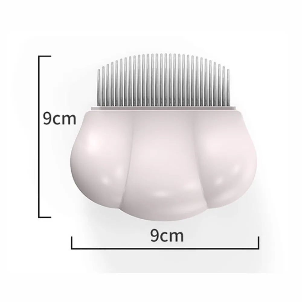 Paw Soft deshedding brush for cats and dogs in blue pink or white colours