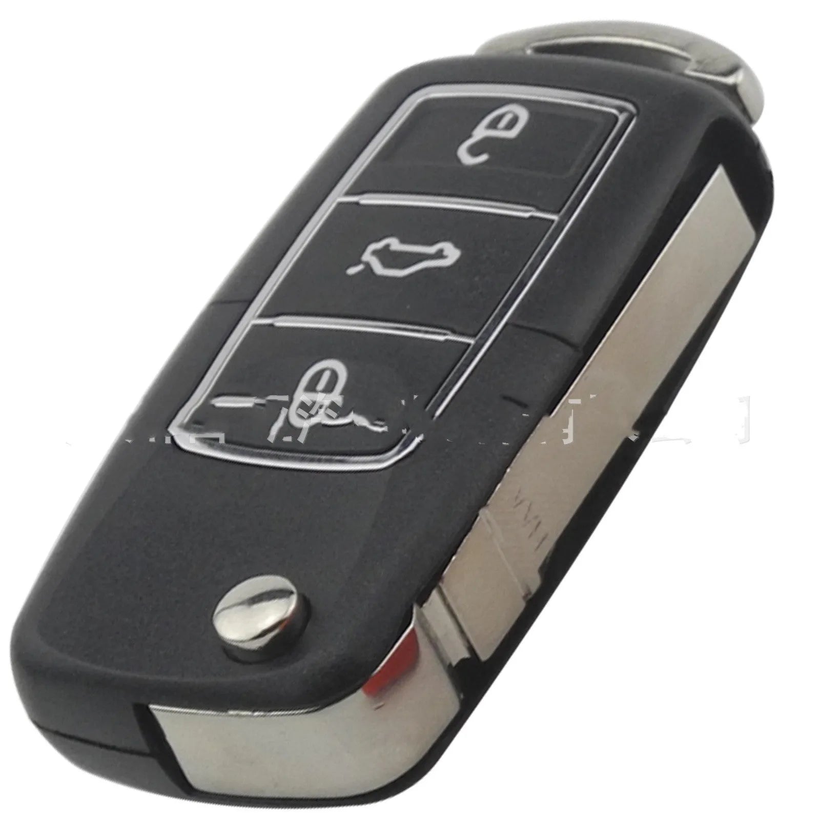 Volkswagen Jetta Golf auto key shell in black, blue, purple, red, and yellow colour options