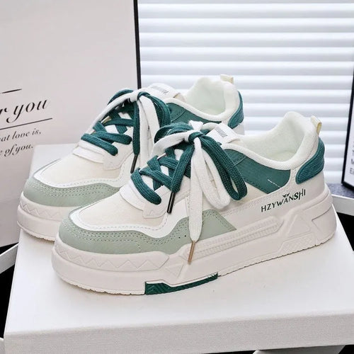 Children's height increasing board shoes with cross shoulder straps, thick rubber sole, and front lace-up fastening