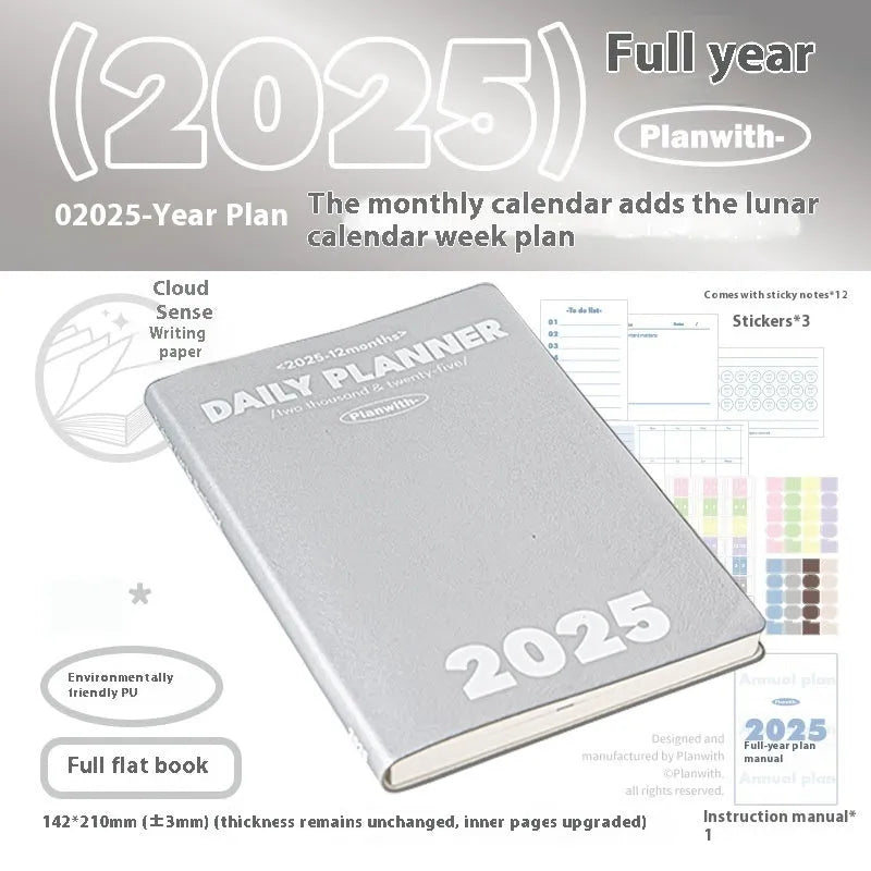 Waterproof notebook with PU cover in multiple colours for postgraduate study records