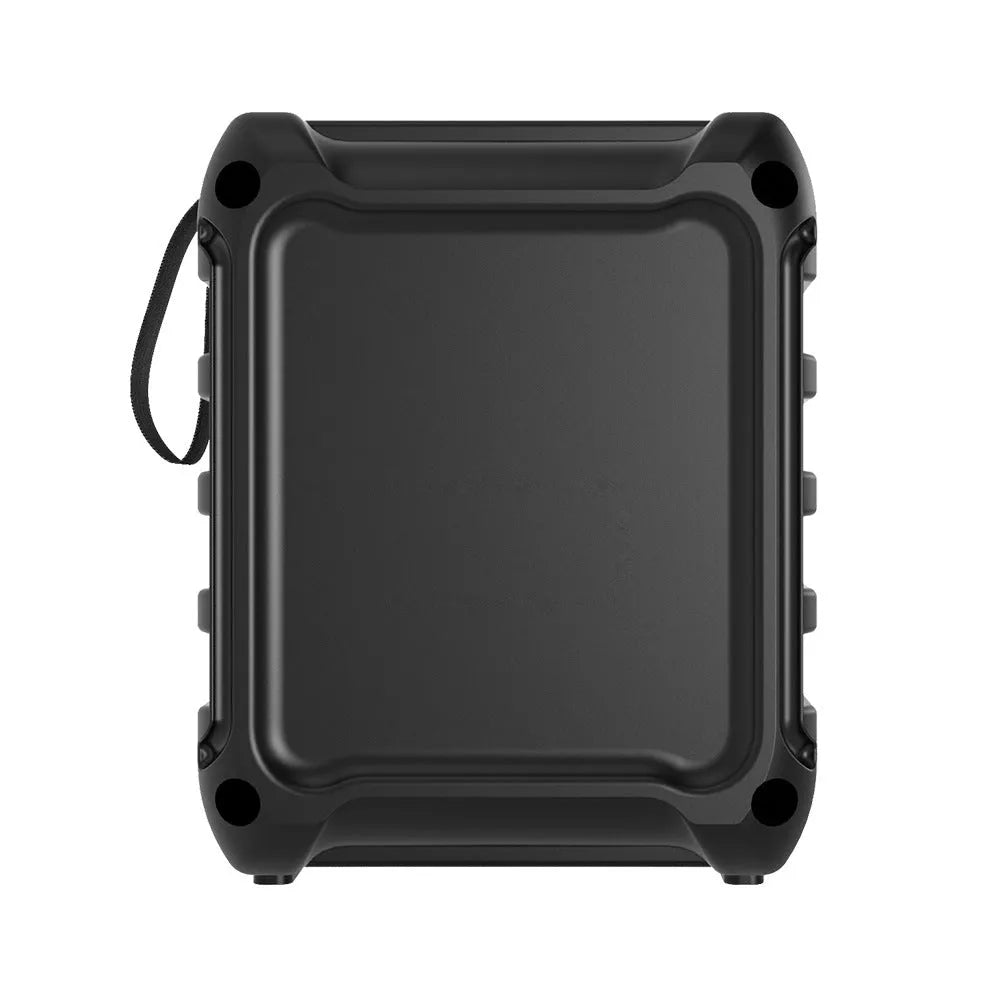 Portable Bluetooth speaker in colour 3107 showing compact card-style design with USB charging port
