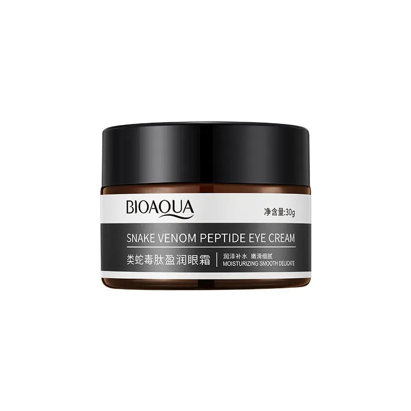 30g jar of peptide firming eye cream for reducing dark circles and moisturising.
