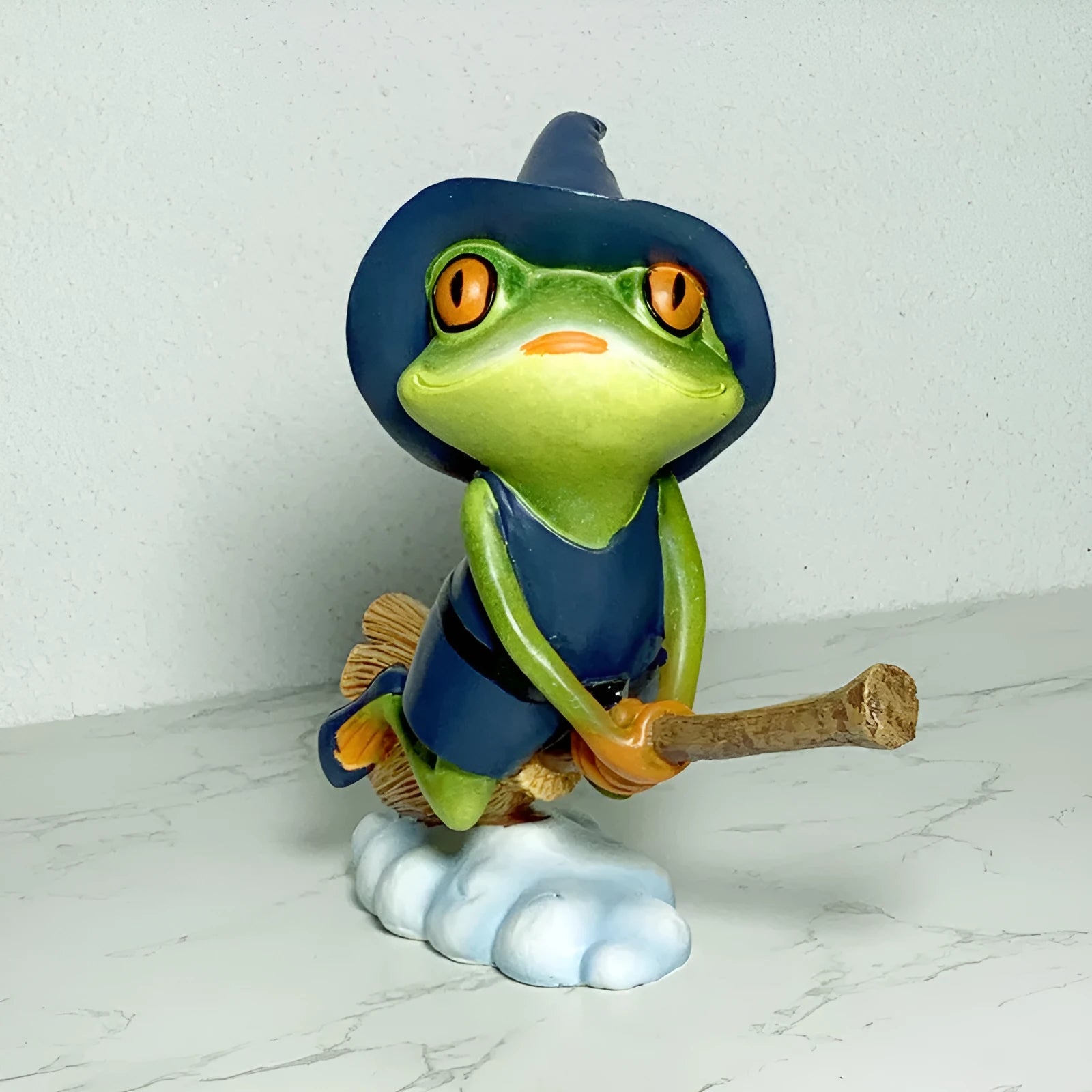 European style magic yoga frog home ornament in RDW123 colour for micro landscape displays