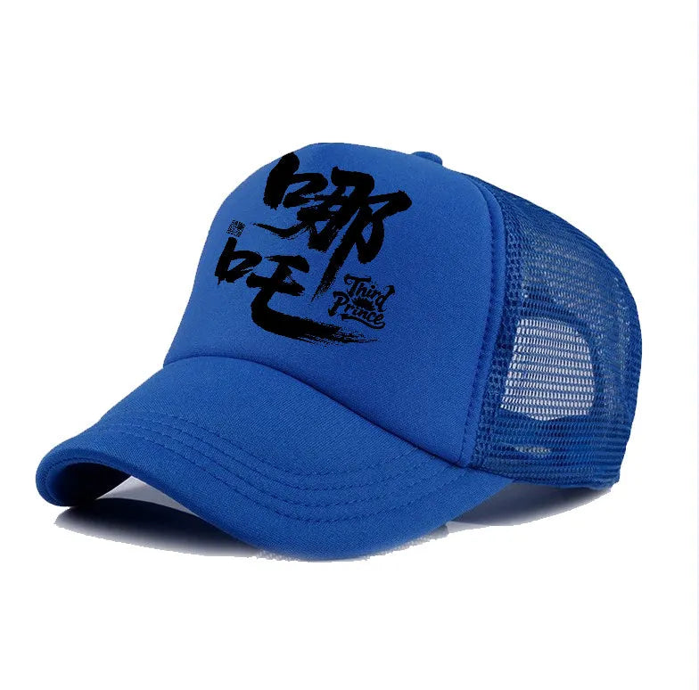 Men's polyester baseball cap in black, blue, green, grey, pink or white with adjustable strap