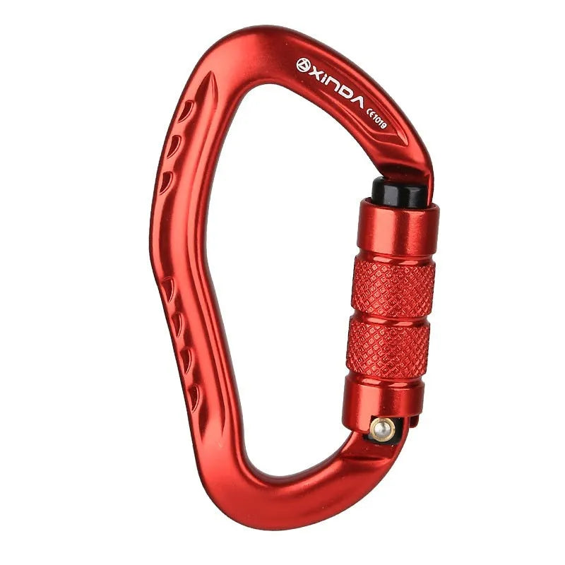 Automatic master lock climbing carabiner for outdoor rock climbing in five colour options