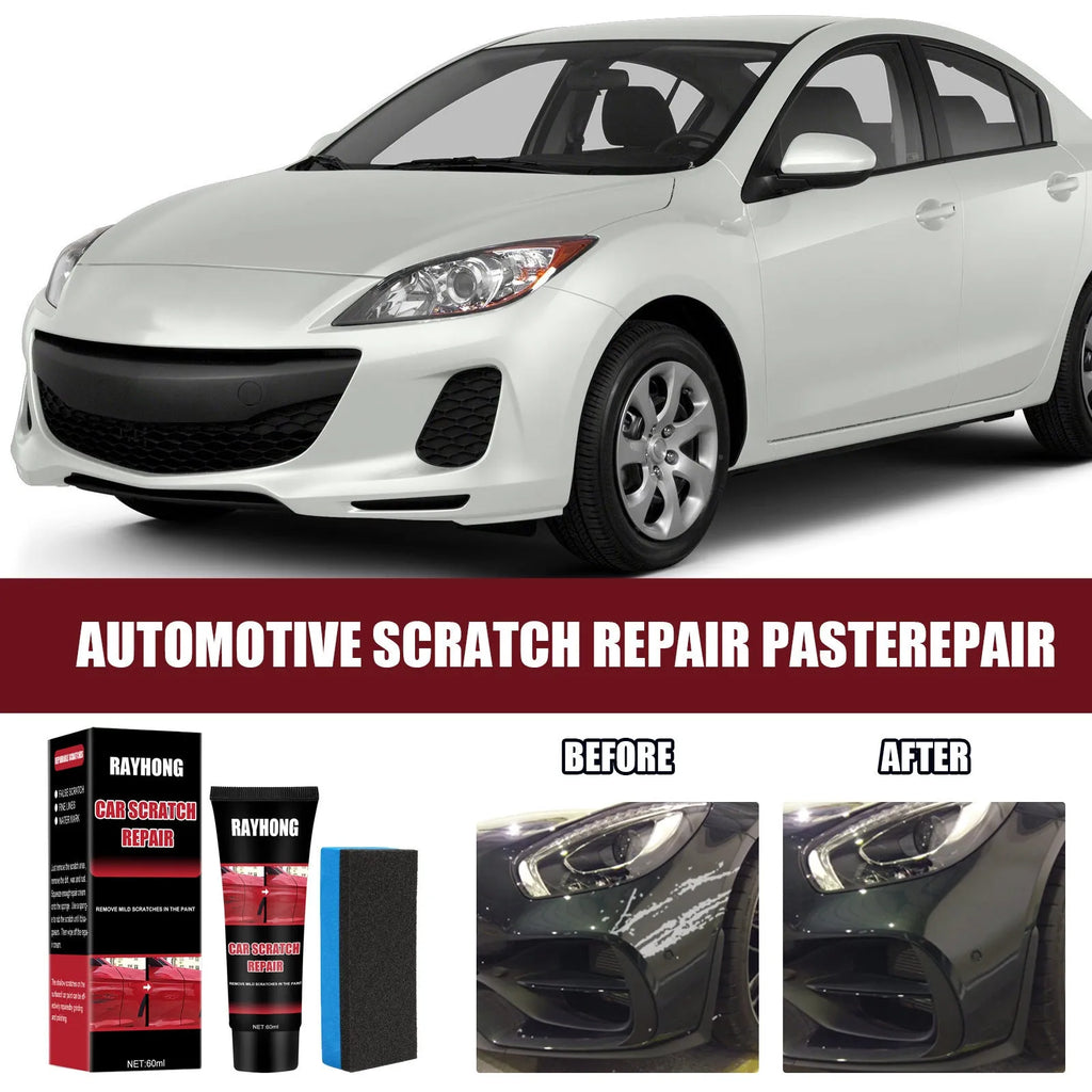 60ml car scratch repair wax container with applicator for paint surface maintenance