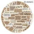 Tear English design decorative PVC stickers for laptops with waterproof repositionable adhesive