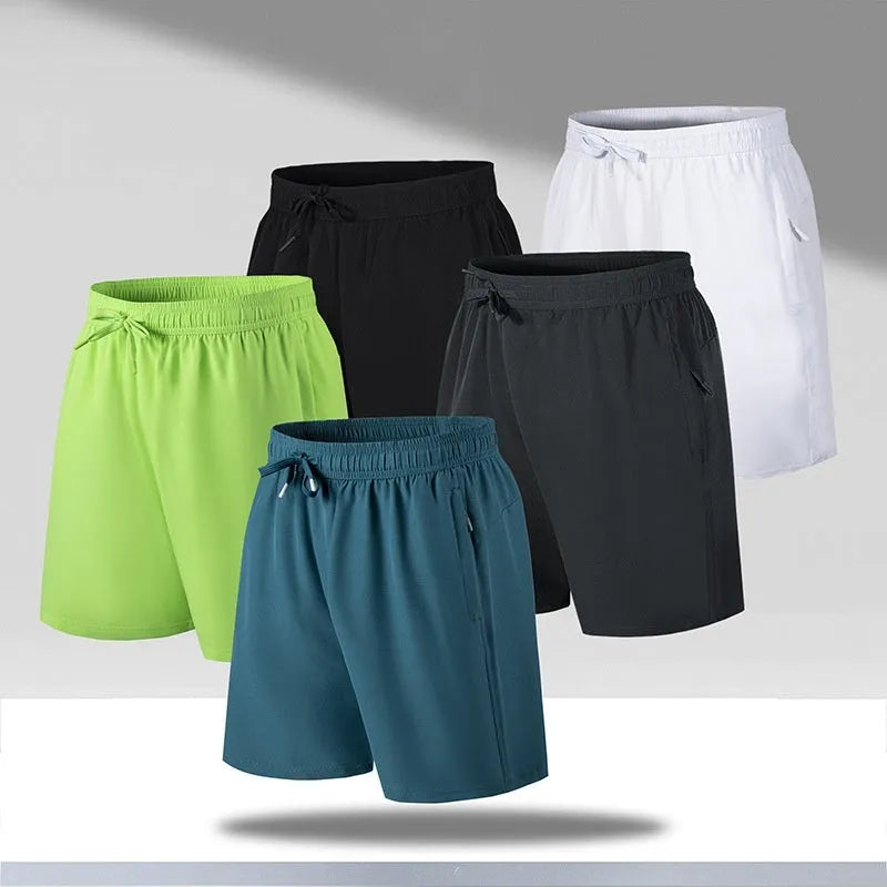 Men's quick-drying loose sports thin section ice silk beach pants in multiple colour options
