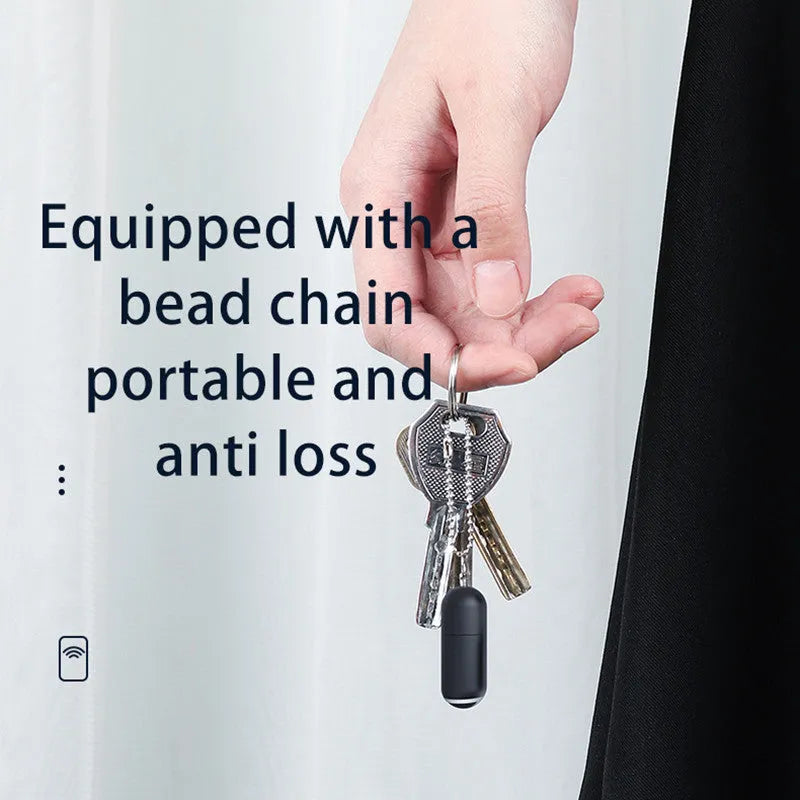 Small black capsule infrared emitter with choice of Lightning, Type-C, or Micro-USB connector.