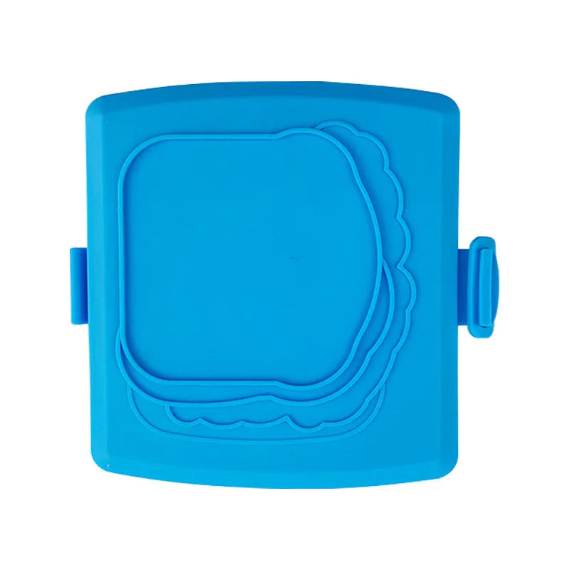 Red silicone handbag baking tray with matching heat-resistant gloves for oven safety