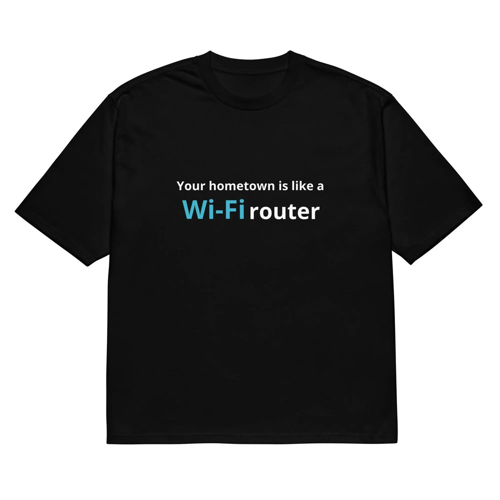 Men's black T-shirt with 3D cartoon print showing loose fit and short sleeve design