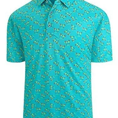 Men's 3D printed short sleeve t-shirt in Japanese retro style with zipper decoration on mesh fabric.