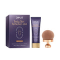 108ml jar of waterproof body concealer cream with a brush for covering tattoos and birthmarks.