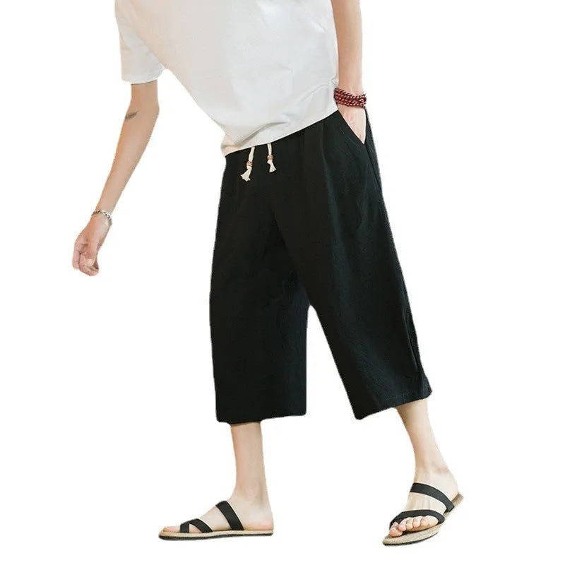 Plus size linen casual shorts in straight leg skinny fit available in multiple colours