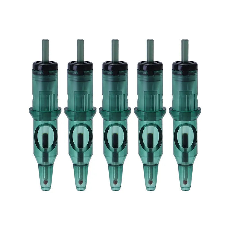 Tattoo integrated needle drawing tool with ballpoint pen attachment in black colour option
