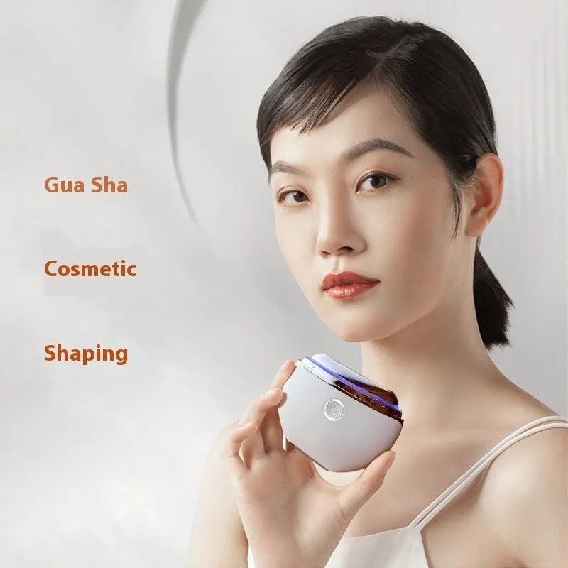 French pattern household electric scraping and IPL photon beauty device with Type-C charging port.