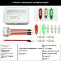 V3 wireless charging waterproof navigation lights for car and aircraft models with adhesive pads