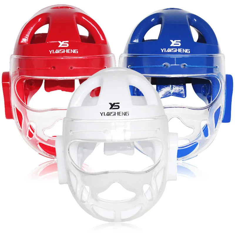 Karate helmet protective equipment for boxing training in multiple colour options