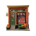 Cartoon Christmas house resin ornament with built-in small night light for decorative and illumination purposes