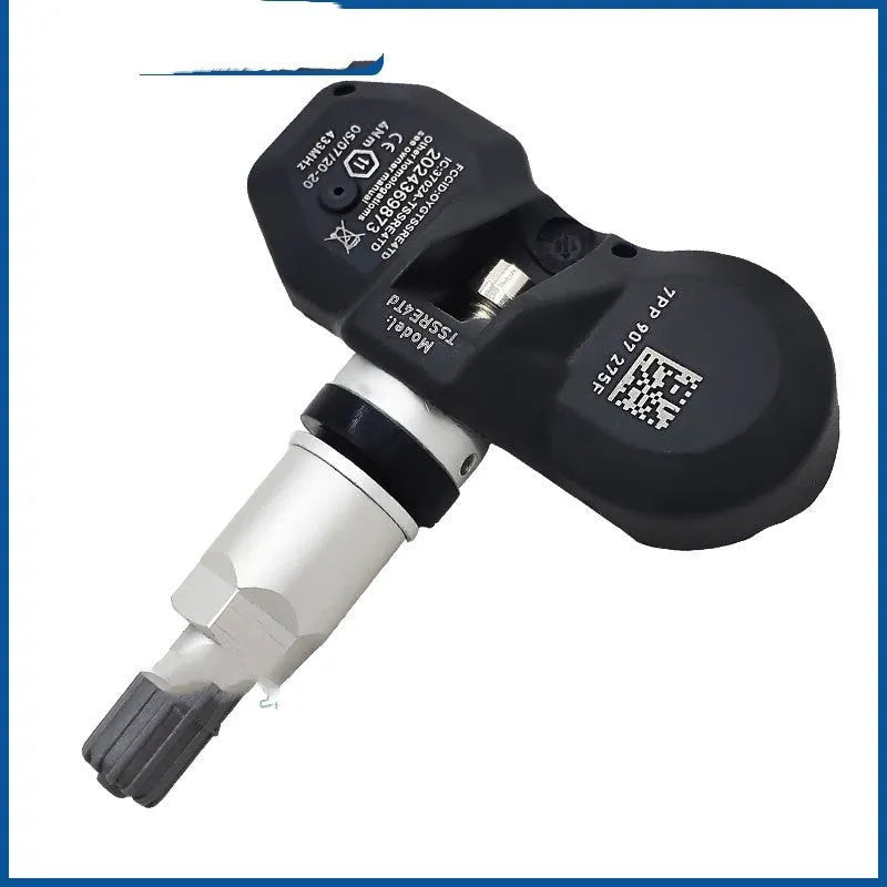 Black tyre pressure monitoring system for Audi vehicles with wireless sensor technology