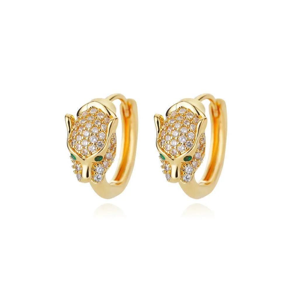 Geometric butterfly earrings for women in copper alloy with heart, bow, and star shapes.