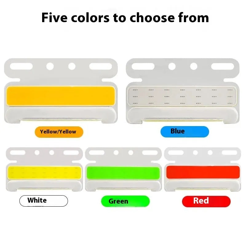 Waterproof COB LED truck side light for 12V and 24V commercial vehicles in aluminium alloy housing