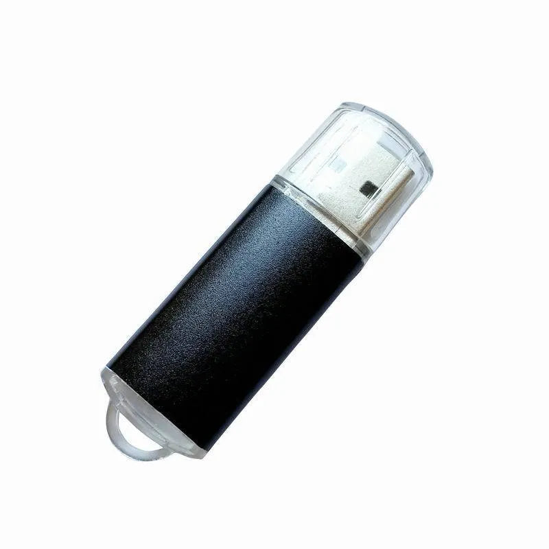 Software encryption USB dongle with metal shell showing multiple colour options including black blue gold green purple red and rose red
