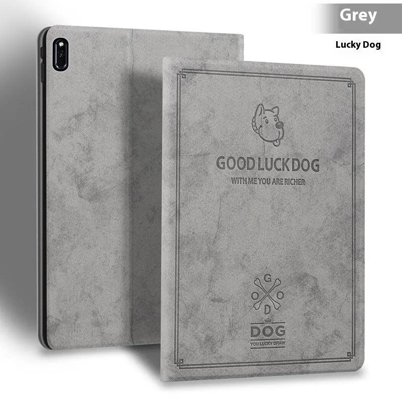 Deer soft shell clamshell iPad protective case in TPU leather shown in one of four Elk colour options.