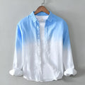 Casual loose top coat slim fit in polyester hemp blend fabric available in three colours