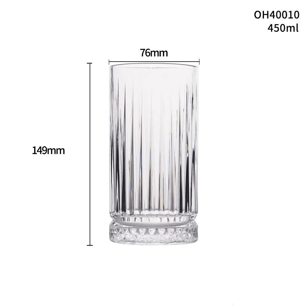 Crystal whiskey shot glass with thick bottom in multiple colour options