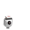 Screw plug-in HD car night vision waterproof rearview camera body with metal shell in black silver white chrome finish