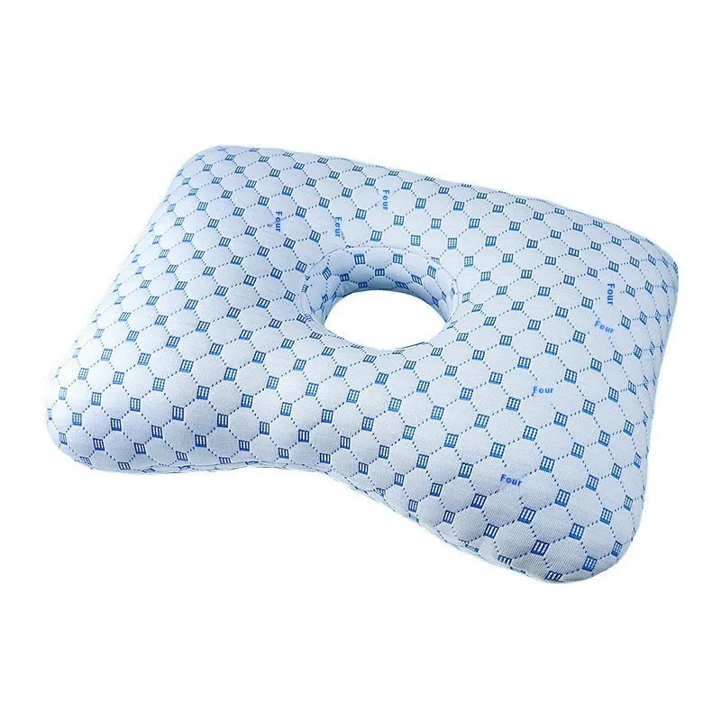 Beauty salon single hole ear pillow with detachable cover in new Chinese style