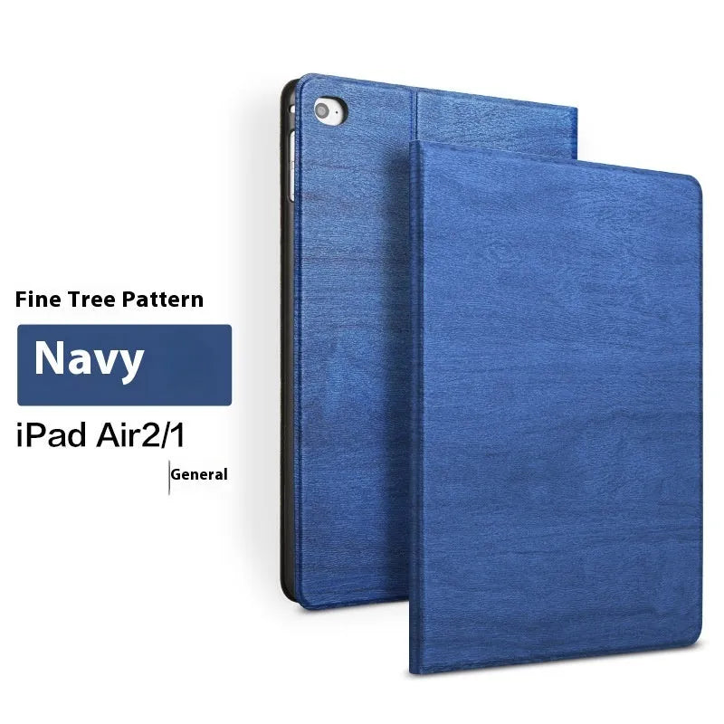 Universal protective cover sleep bracket in sapphire blue and black for iPad Mini Air Pro
