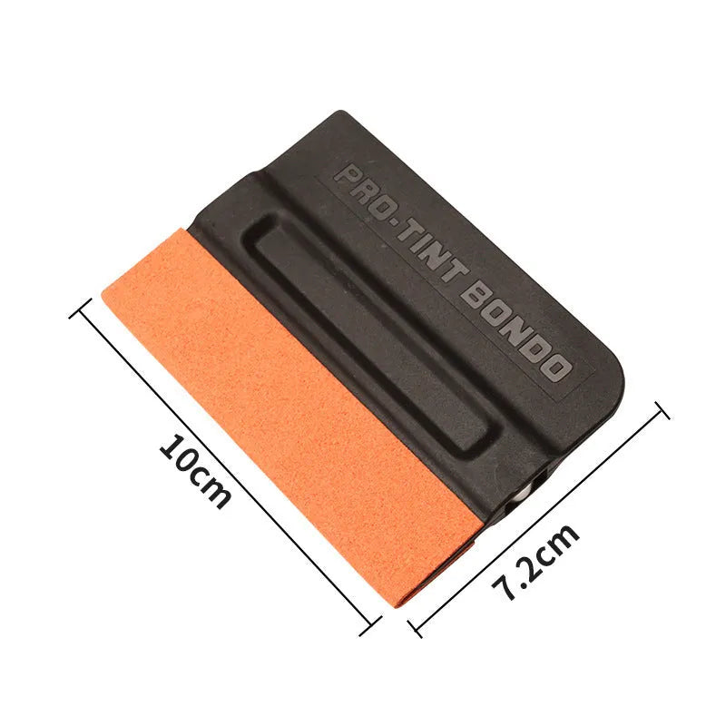 Car colour change film scraper with ABS handle and removable scraping pad for vinyl wrap removal
