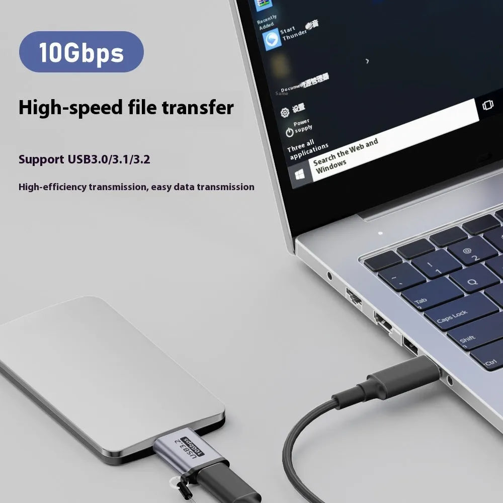 USB AM to Micro-B adapter cable with computer adapter for Micro 001-004 interface devices
