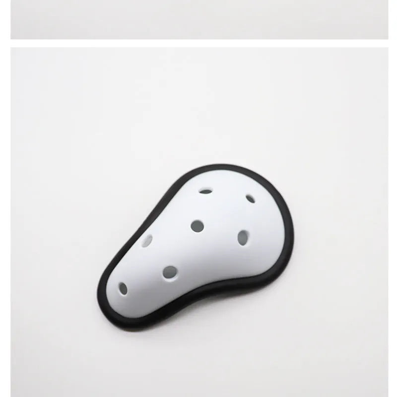 Soft rubber genital protector for Sanda, rugby, hockey, and boxing sports.